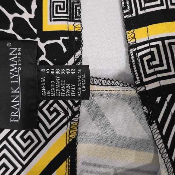 Frank Lyman Printed Pull On Pant - Picture 4 of 5